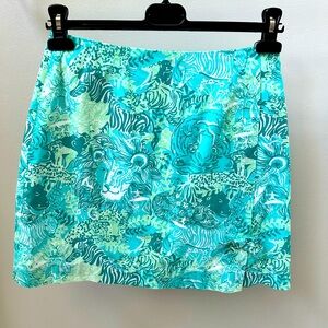 Lilly Pulitzer Classic Skirt Lion Print
